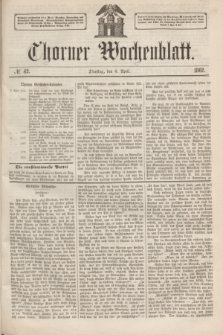 Thorner Wochenblatt. 1862, № 42 (8 April) + dod.