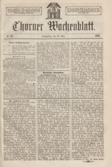 Thorner Wochenblatt. 1862, № 63 (29 Mai)