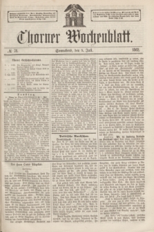 Thorner Wochenblatt. 1862, № 78 (5 Juli)