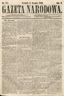 Gazeta Narodowa. 1863, nr 144