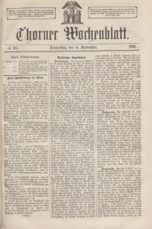 Thorner Wochenblatt. 1862, № 107 (11 September)