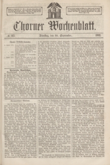 Thorner Wochenblatt. 1862, № 115 (30 September)