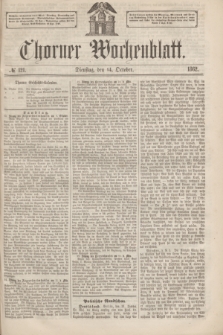 Thorner Wochenblatt. 1862, № 121 (14 October)