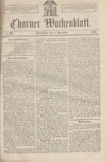 Thorner Wochenblatt. 1862, № 132 (8 November)