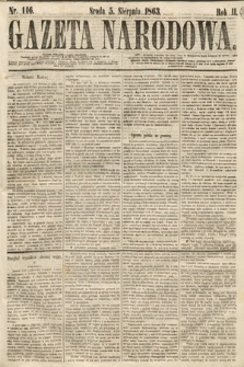 Gazeta Narodowa. 1863, nr 146