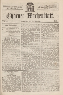 Thorner Wochenblatt. 1862, № 137 (20 November)