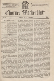 Thorner Wochenblatt. 1862, № 139 (25 November)