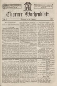 Thorner Wochenblatt. 1863, № 12 (27 Januar)