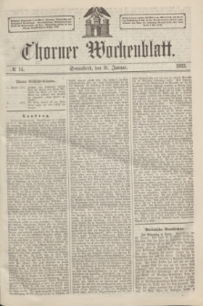 Thorner Wochenblatt. 1863, № 14 (31 Januar)