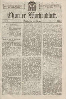 Thorner Wochenblatt. 1863, № 18 (10 Februar)