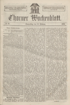 Thorner Wochenblatt. 1863, № 22 (19 Februar)