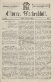 Thorner Wochenblatt. 1863, № 24 (24 Februar)