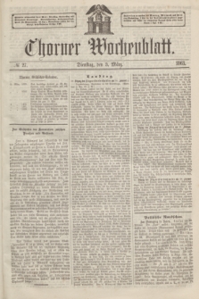 Thorner Wochenblatt. 1863, № 27 (3 März)