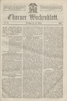 Thorner Wochenblatt. 1863, № 39 (31 März)