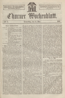 Thorner Wochenblatt. 1863, № 57 (15 Mai)