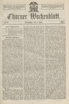 Thorner Wochenblatt. 1863, № 65 (4 Juni)