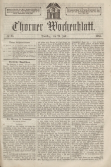 Thorner Wochenblatt. 1863, № 85 (21 Juli)