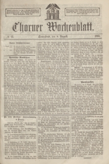 Thorner Wochenblatt. 1863, № 93 (8 August)