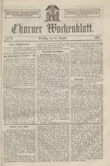 Thorner Wochenblatt. 1863, № 97 (18 August)