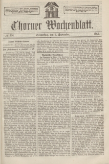 Thorner Wochenblatt. 1863, № 104 (3 September)