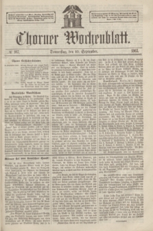 Thorner Wochenblatt. 1863, № 107 (10 September)