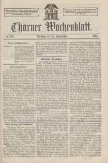 Thorner Wochenblatt. 1863, № 109 (15 September)