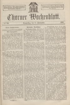 Thorner Wochenblatt. 1863, № 110 (17 September)