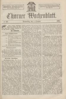 Thorner Wochenblatt. 1863, № 116 (1 October)