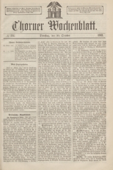 Thorner Wochenblatt. 1863, № 124 (20 October)