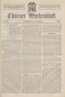 Thorner Wochenblatt. 1863, № 132 (7 November)