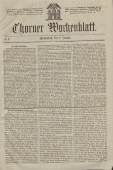 Thorner Wochenblatt. 1866, № 3 (6 Januar) + dod.