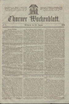 Thorner Wochenblatt. 1866, № 5 (10 Januar)