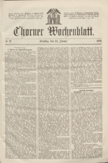 Thorner Wochenblatt. 1866, № 12 (23 Januar)