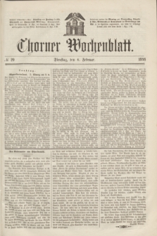 Thorner Wochenblatt. 1866, № 20 (6 Februar)