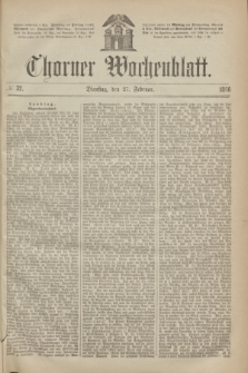 Thorner Wochenblatt. 1866, № 32 (27 Februar)