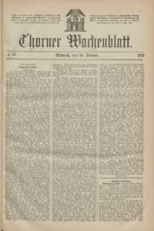 Thorner Wochenblatt. 1866, № 33 (28 Februar)