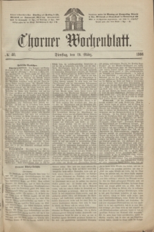 Thorner Wochenblatt. 1866, № 40 (13 März) + dod.