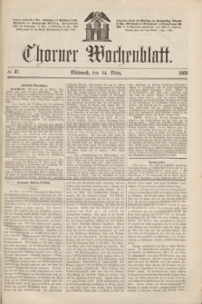 Thorner Wochenblatt. 1866, № 41 (14 März)