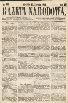 Gazeta Narodowa. 1863, nr 161