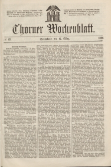 Thorner Wochenblatt. 1866, № 43 (17 März)