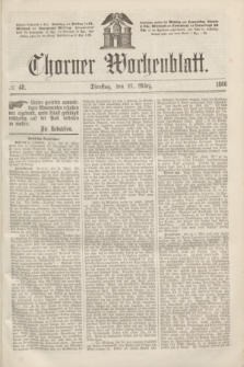 Thorner Wochenblatt. 1866, № 48 (27 März)