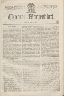 Thorner Wochenblatt. 1866, № 57 (13 April)