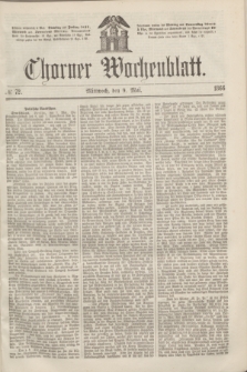 Thorner Wochenblatt. 1866, № 72 (9 Mai) + wkładka