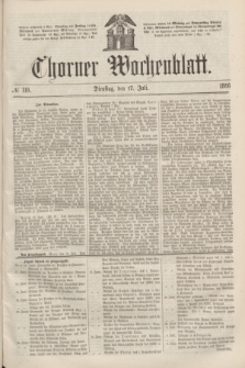 Thorner Wochenblatt. 1866, № 110 (17 Juli)