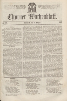 Thorner Wochenblatt. 1866, № 119 (1 August)