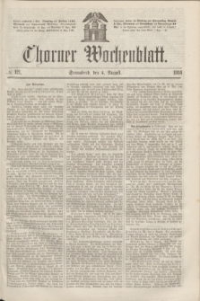 Thorner Wochenblatt. 1866, № 121 (4 August) + dod.