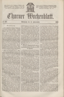 Thorner Wochenblatt. 1866, № 143 (12 September)