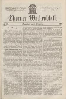 Thorner Wochenblatt. 1866, № 145 (15 September)