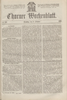 Thorner Wochenblatt. 1866, № 158 (9 Oktober)