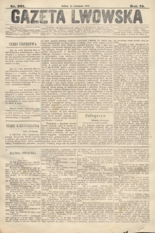 Gazeta Lwowska. 1885, nr 261